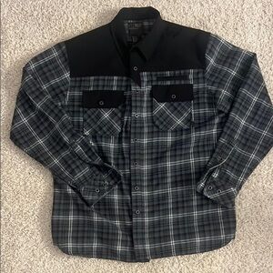 5.11 Tactical Black and Gray Plaid Shirt